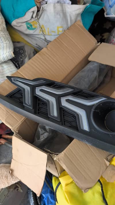 Honda civic 2016 2017 2018 2019 2020 drl fog light covers