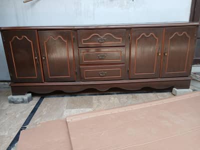 tv console 6ft by 2.5ft