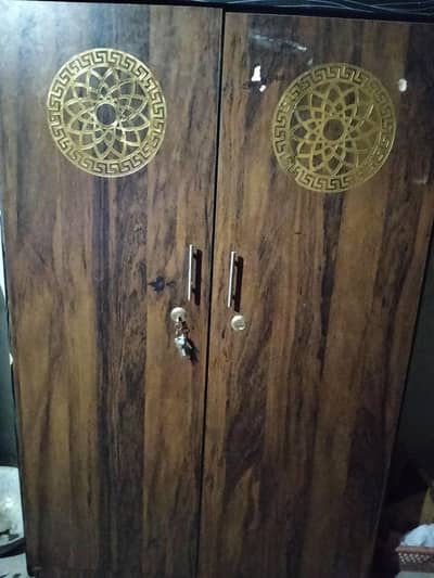 Wooden 2 Door Wardrobe slightly used| Like New | Only 1 Month Used