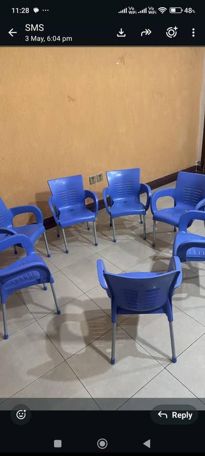 Chair for Kids Total 10 light blue color