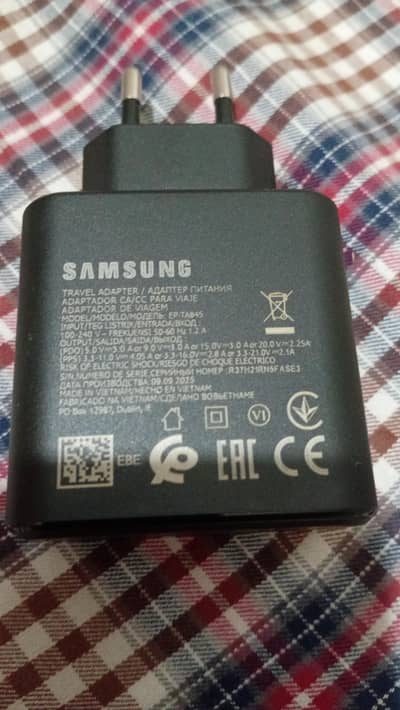 100% Original Samsung 45W Super Fast 2.0 Charger money back guarantee