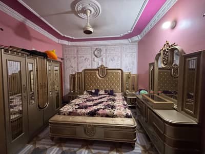 king size deco bed set 4 piece set