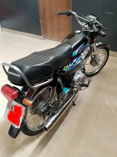 Honda cd 70 2023 Karachi number black