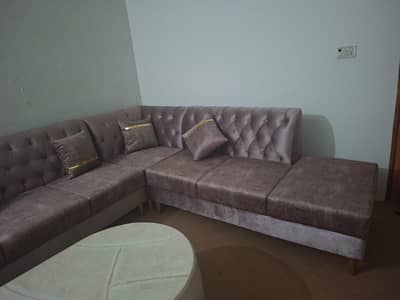 L shaped sofa
