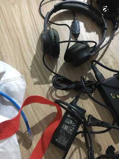 Headsets and Laptop chargers