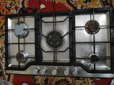 Italian brand Tecno brand stove 5 sabbab burner auto ignition switch