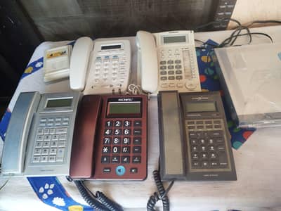 telephones and dvd player for sale.