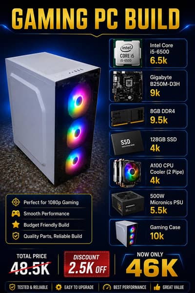 i5 6gen Gaming Build.