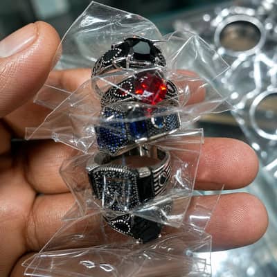 Italian rings silver