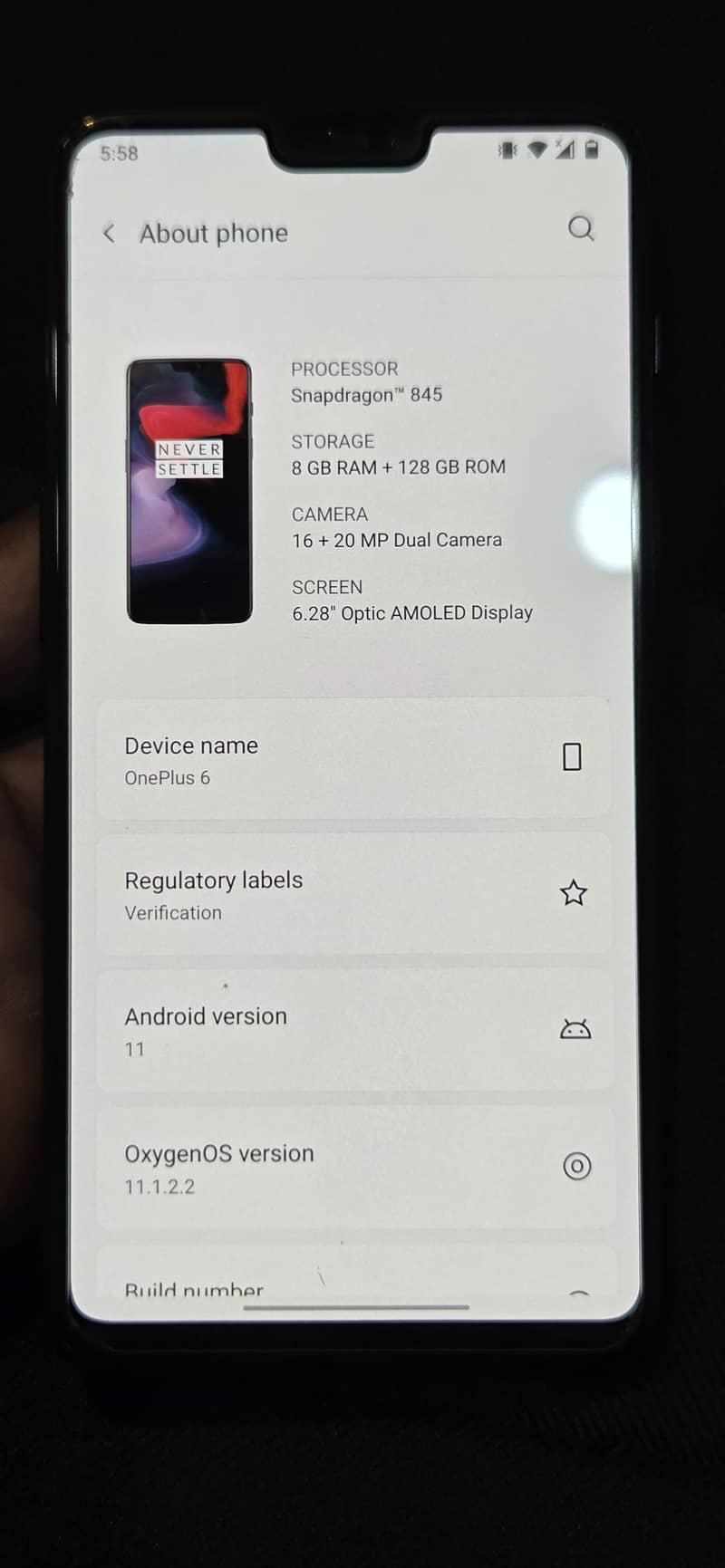 One Plus 6 0