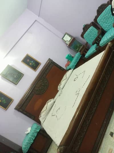 Bed and ² side table