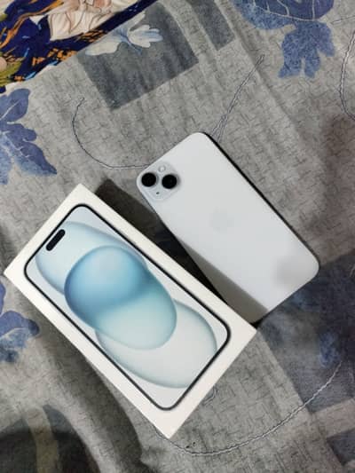 Iphone 15 plus jv with complete box