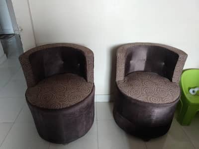Brown sofa set
