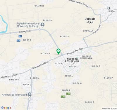 1 Kanal Develop Possession Plot in A , B , C & J Block At Prime Location In Gulberg Green Islamabad