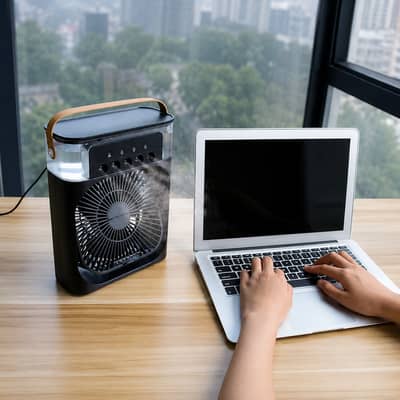 Rechargeable Air Conditioner Mist Fans