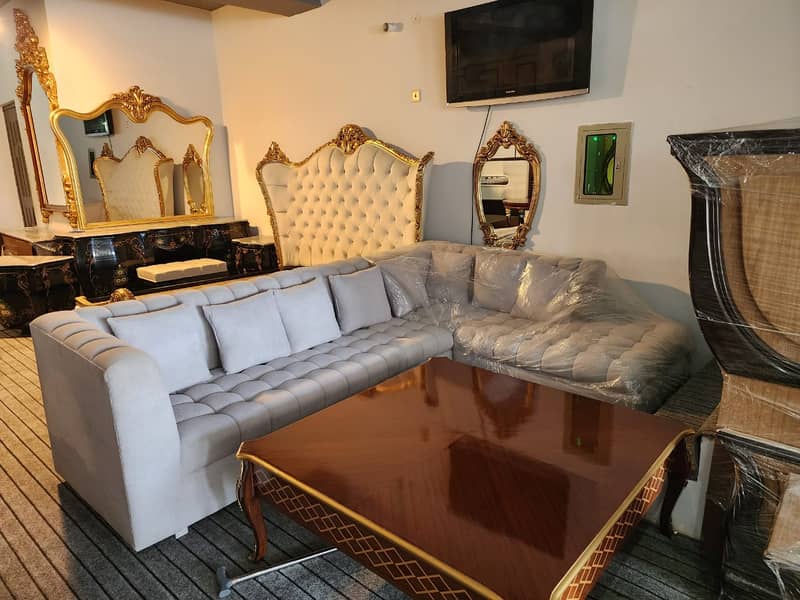 Modern L-Shape Sofa/Sofa Set/Poshish sofa/corner sofa/puffy sofa/Sofa 0