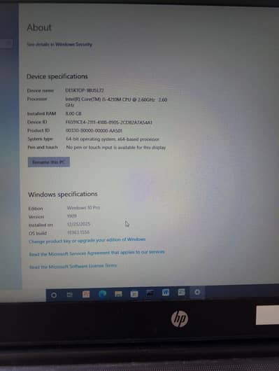 Hp laptop