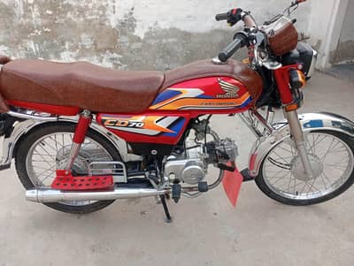 Honda CD 70 – 2007 Model | Fully Restored 2025 | Single Hand Use