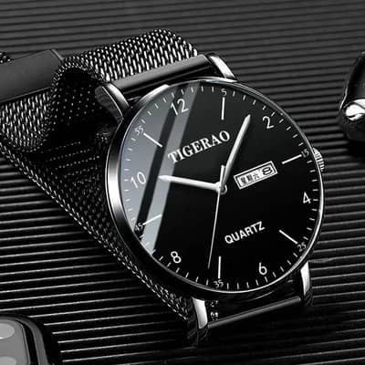 Figerao Quartz Men's Waterproof Large Dial Watch