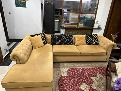 L shaped 6 seater