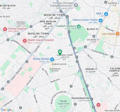 Garden Town - Ali Block 22 Marla Residential Plot Up For Sale