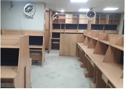 Sami Furnished Area 2200 Square Feet Brand New Corporation Office Available For Rent In Barket Market Garden Town Lahore