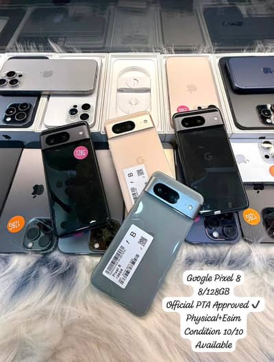 Google Pixel 8 Offical PTA Approved 8GB Ram | 128GB Storage