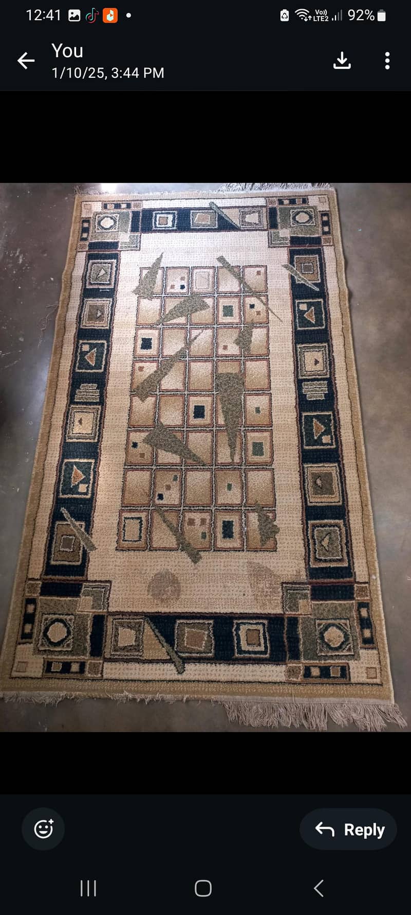 Rectangular Rug 0