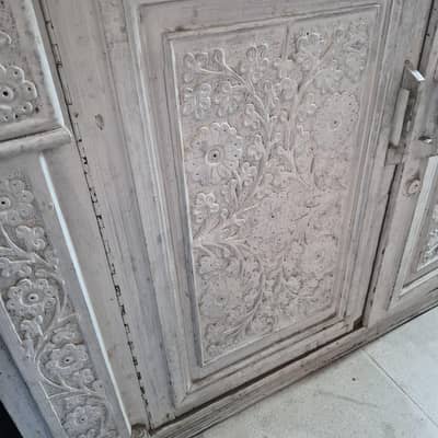 heavy wood cabinet