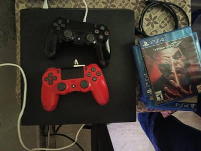 ps4 pro with two original controller