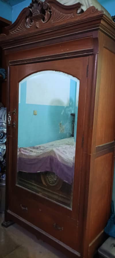 Original Ahmed Dewjee & Bros Almirah | Vintage Bombay Cabinet antique