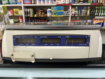 Barcode weight scale for Bakery