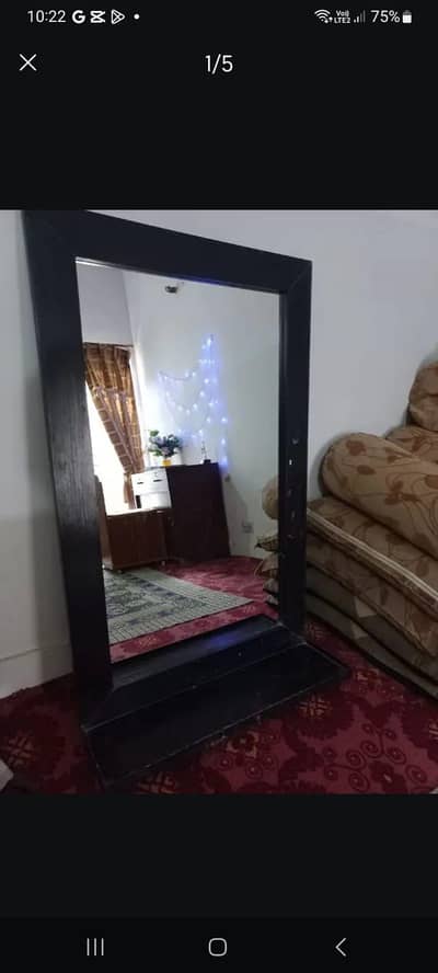 wooden mirror