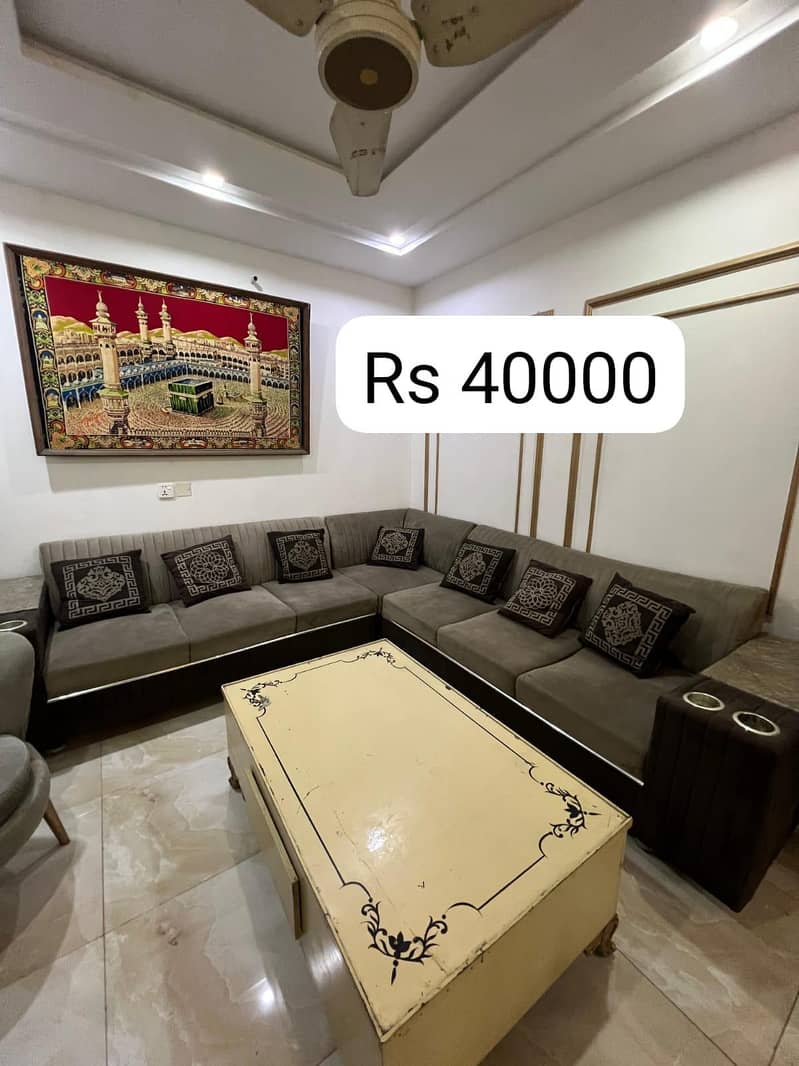 Dining Table (Chair Set) (L Shaped Sofa) (table) 0
