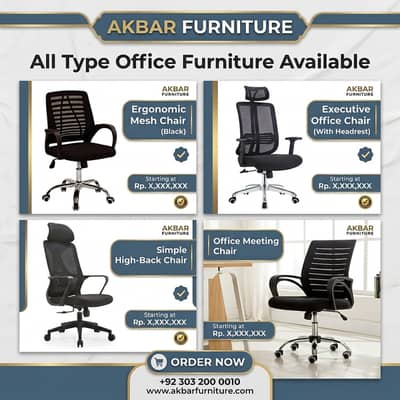 Office Chairs & Tables for Sale