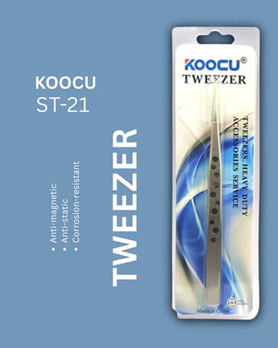 KOOCU ST-21 Straight Tweezer In Pakistan