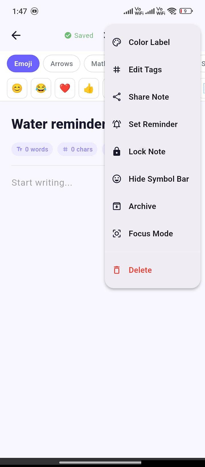 Notevoro Flutter Notes & Reminder App Source Code 2