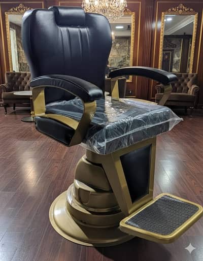 Barber chair/Cutting chair/ Shampoo unit/Trolly/Saloon Furniture.