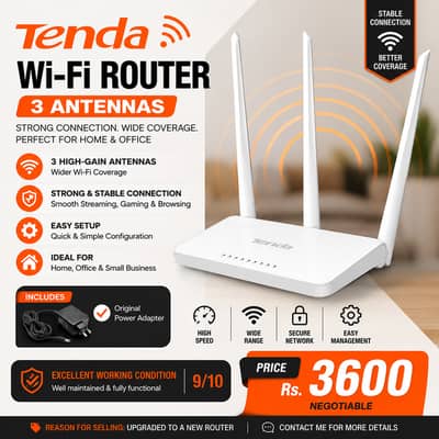 Wireless N300 Easy Setup Router Model: F3