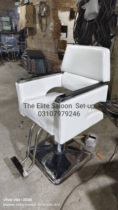 Barber chair/Cutting chair/ Shampoo unit/Trolly/Saloon Furniture.
