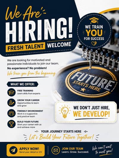 We're Hiring Fresh Candidates!