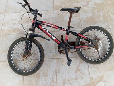 XThang original cycle, red and black colour.