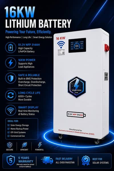 16 Kw Lithium Battery