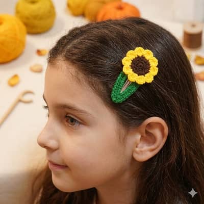HANDMADE CROCHET CLIPS AVAILABLE FOR KIDS AND ADULTS IN BEST PRICE