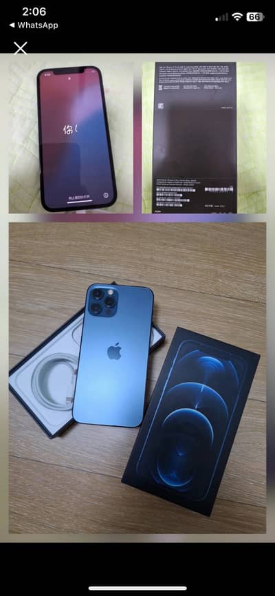 IPHONE 12 pro 256GB BLUE 83% health
