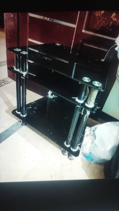 high quality glass tv trolly for sale