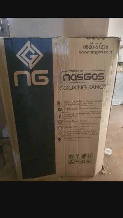 Nasgas Cooking Range for sale Brand New SG-327