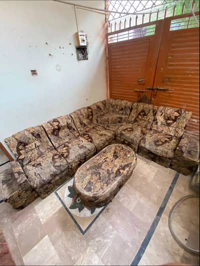 5 seater sofa set with tables