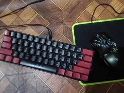 Drag clicking mouse+ mechanical keyboard (Blue switches]+mouse pad