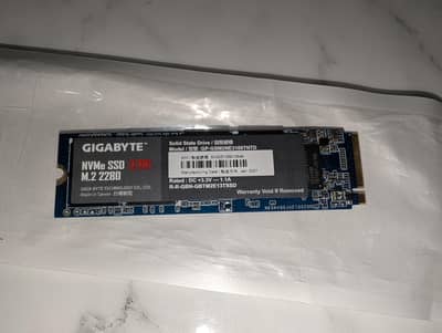 GIGABYTE 1TB NVMe M. 2 SSD | Original | Fast SSD for Laptop/PC